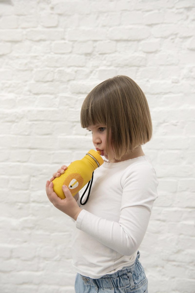 Trixie Drinkbeker Mr. Lion Junior 350 Ml Rvs - Geel