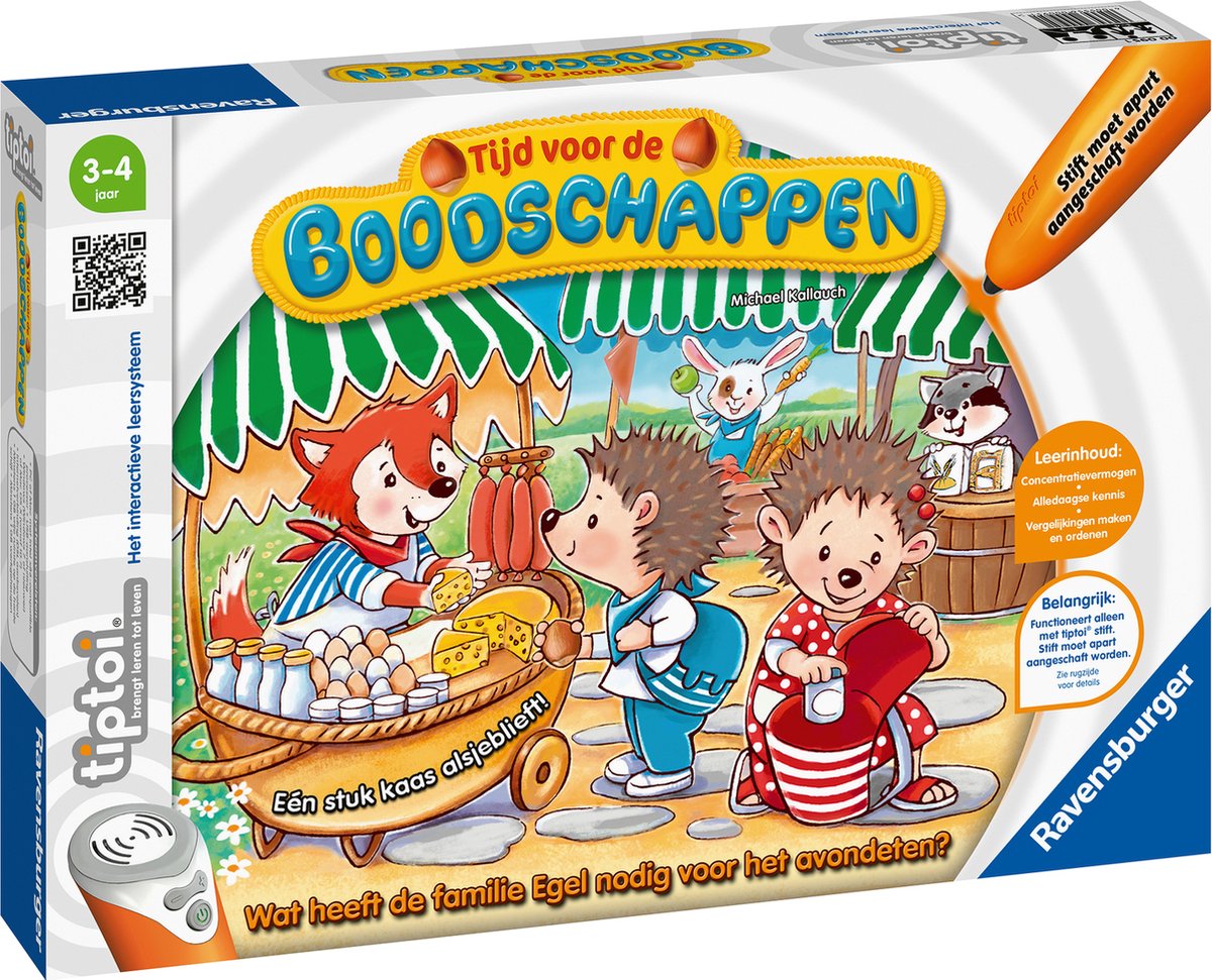 Ravensburger Tiptoi - Tijd Voor De Boodschappen