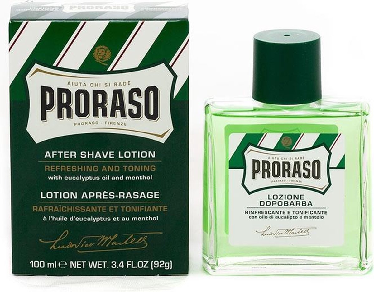 Proraso Aftershave Lotion - Eucalyptus & Menthol 100 ml