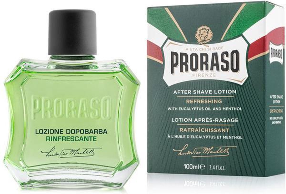 Proraso Aftershave Lotion - Eucalyptus & Menthol 100 ml