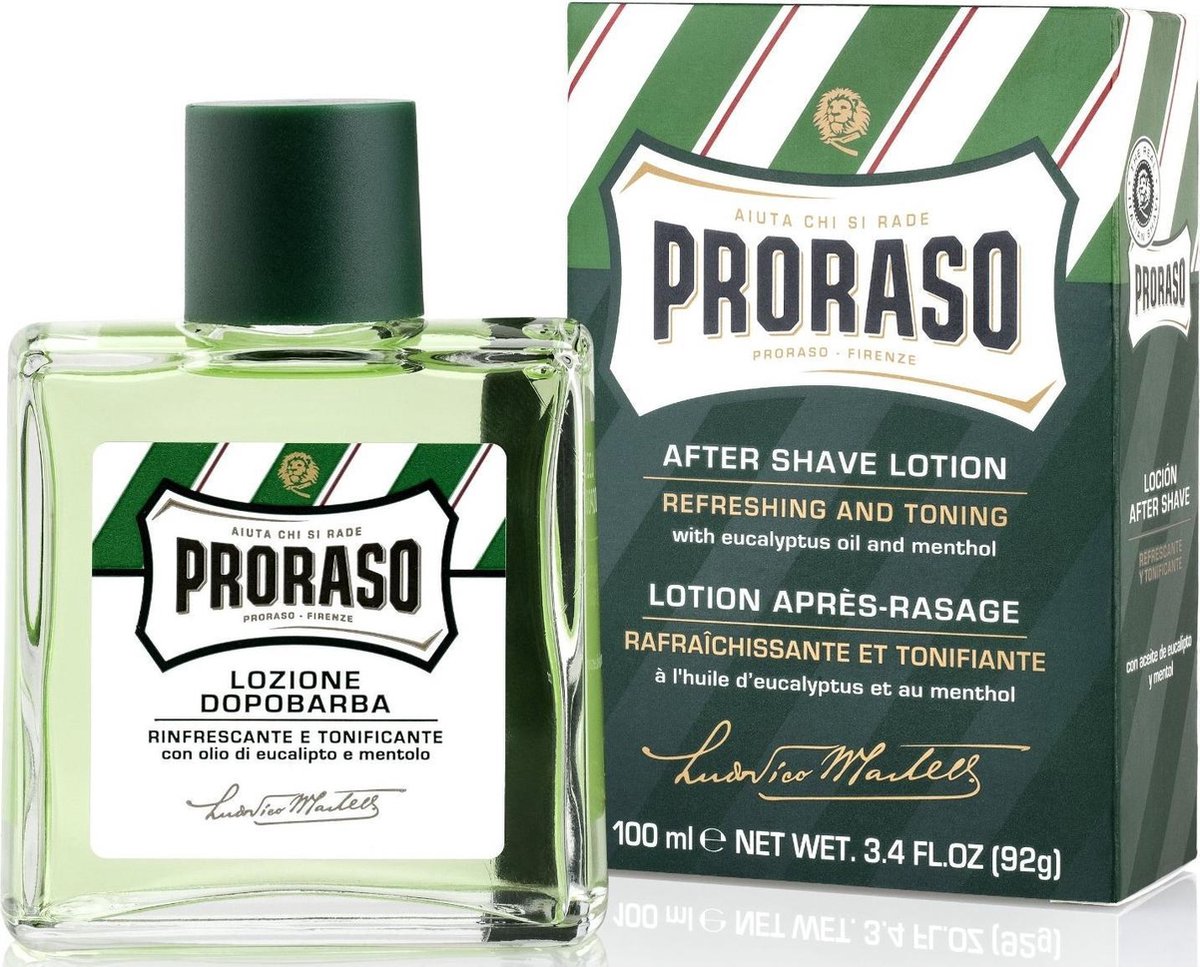 Proraso Aftershave Lotion - Eucalyptus & Menthol 100 ml