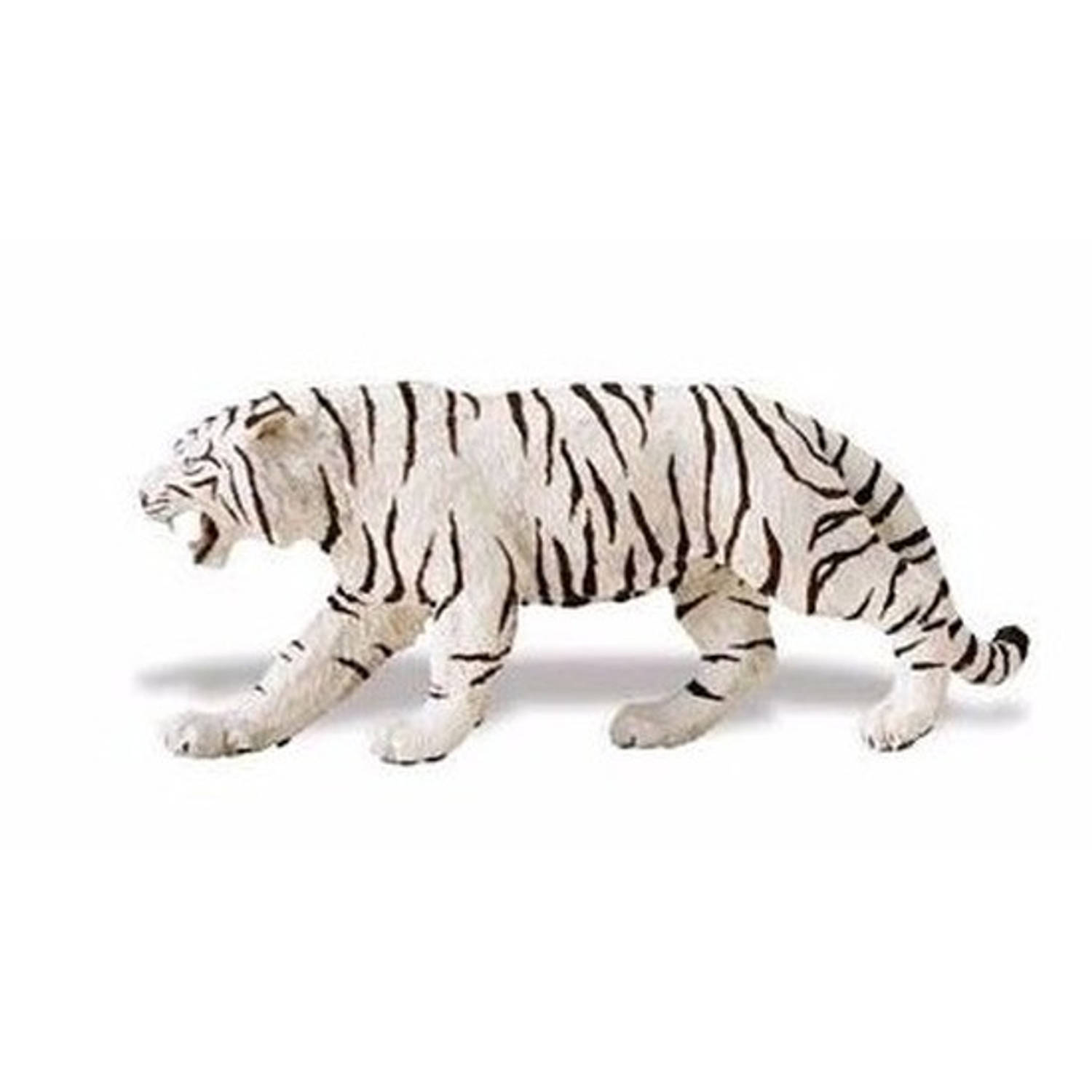 Safari Plasticte Tijger 15 Cm - Wit