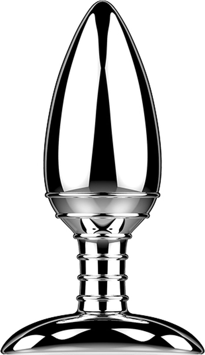 Nexus Cestos Vibrerende Aluminium Buttplug Met Afstandsbediening - Silver