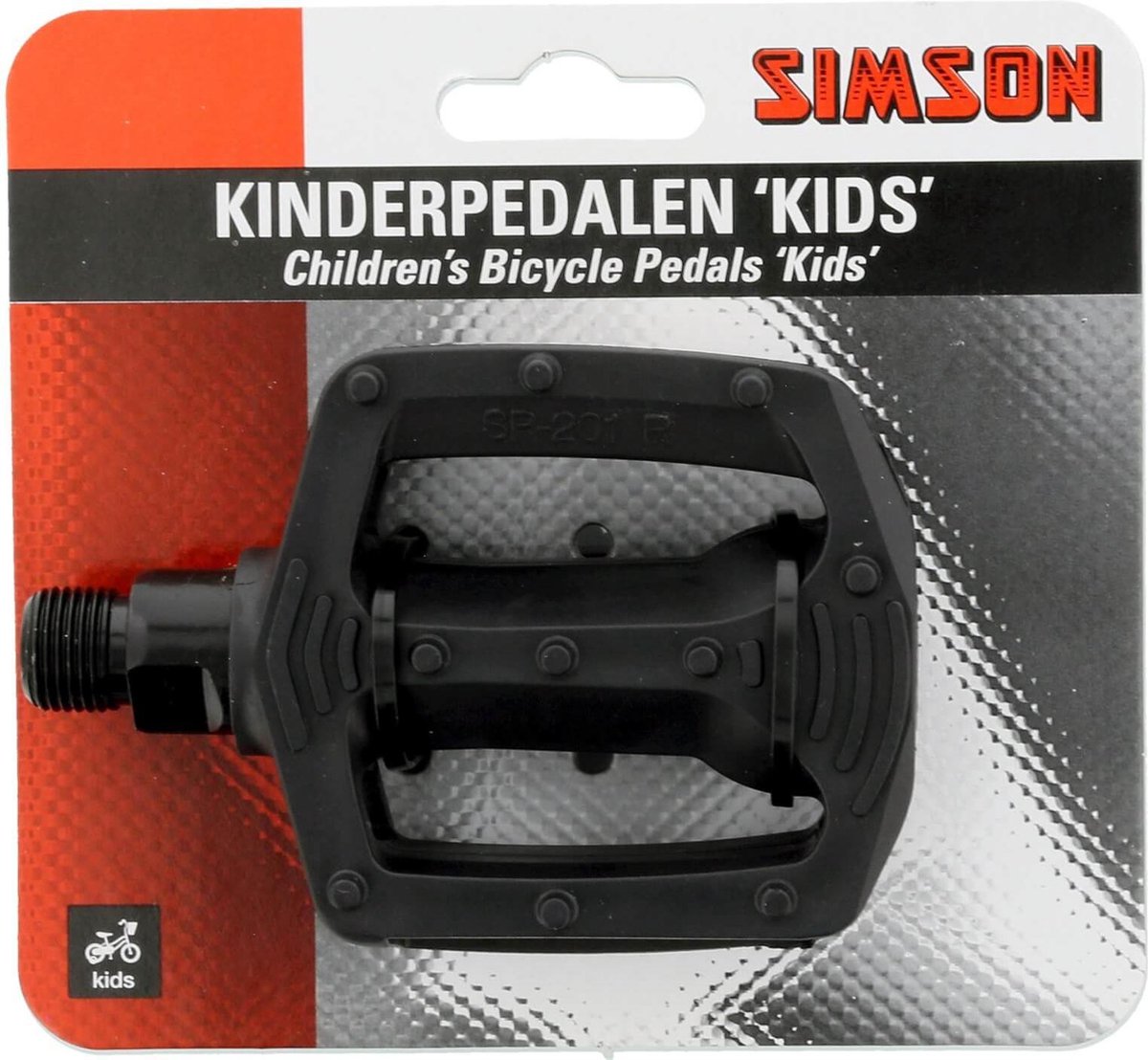 Simson Pedalen Set Basic 9/16 Inch - Zwart