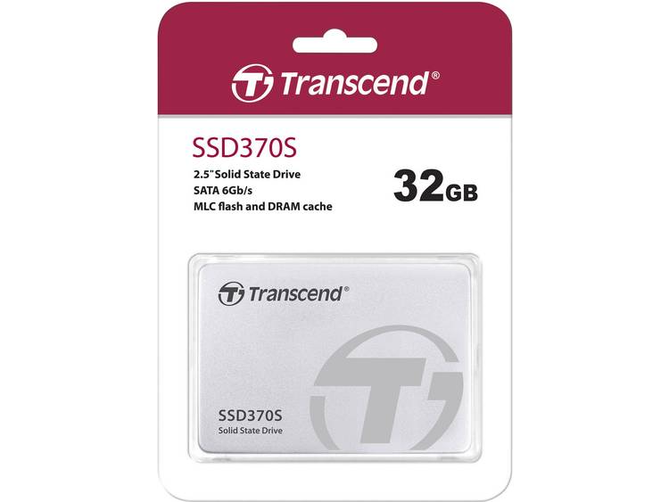 Transcend TS32GSSD370S SSD harde schijf (2.5 inch) 32 GB SSD370S Retail SATA 6 Gb/s