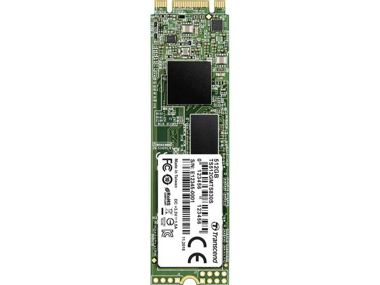 Transcend 830S SATA M.2 SSD 2280 harde schijf 512 GB M.2 SATA 6 Gb/s