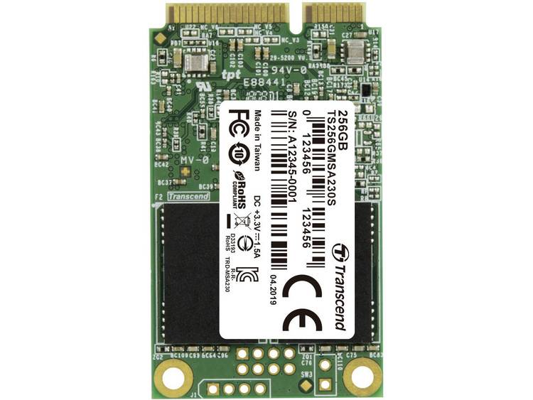 Transcend 230S mSATA SSD harde schijf 256 GB mSATA