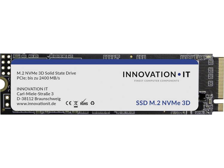 Innovation IT 00-512111 NVMe/PCIe M.2 SSD 2280 harde schijf 512 GB Black RETAIL Retail M.2 NVMe PCIe 3.0 x2