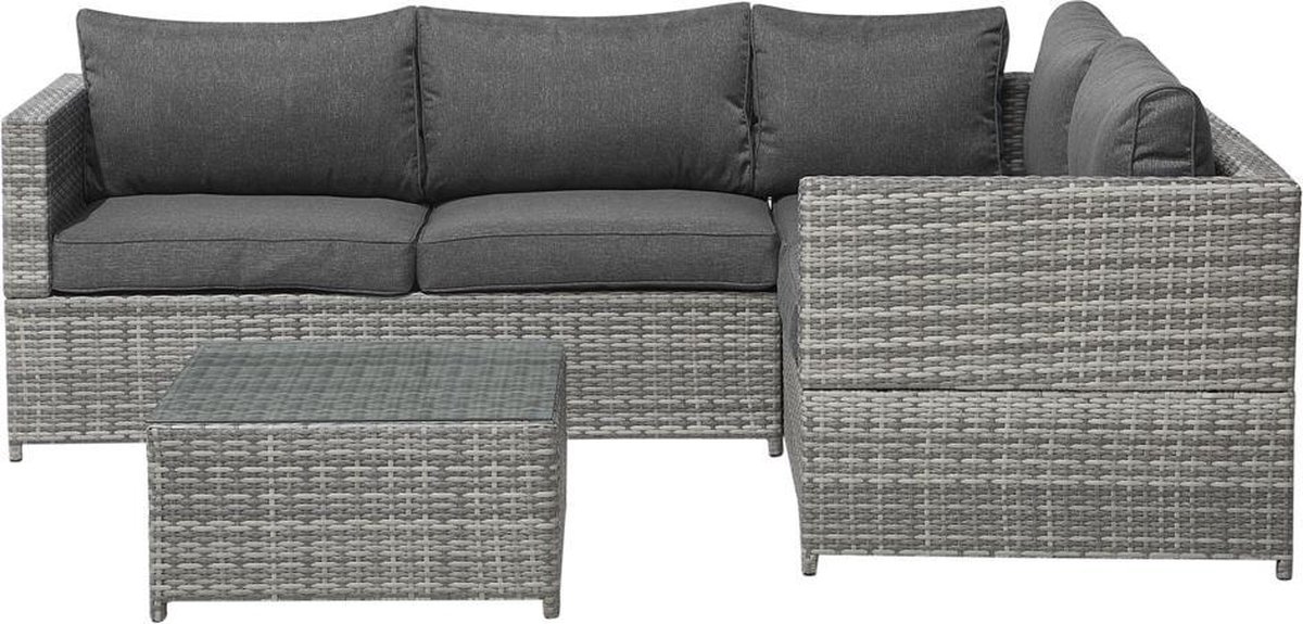 Beliani Avola Loungeset 212x144x62 - Bruin