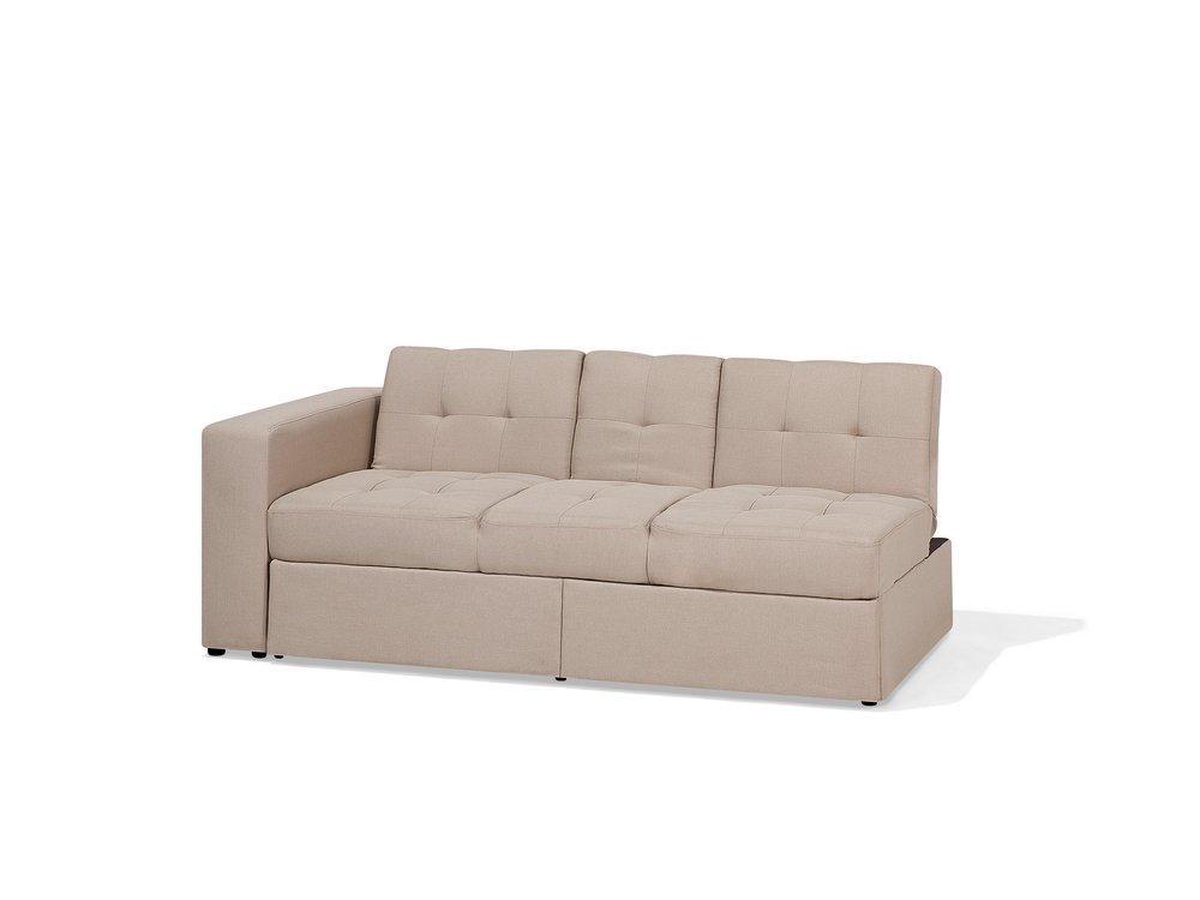 Beliani Falster Slaapbank Polyester 94 X 210 Cm - Beige