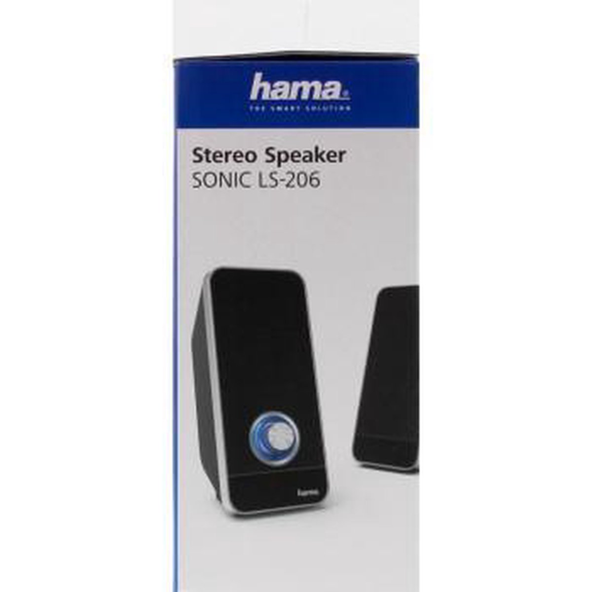 Hama Sonic LS-206 2.0 PC-luidsprekers Kabelgebonden 6 W, Zilver - Zwart
