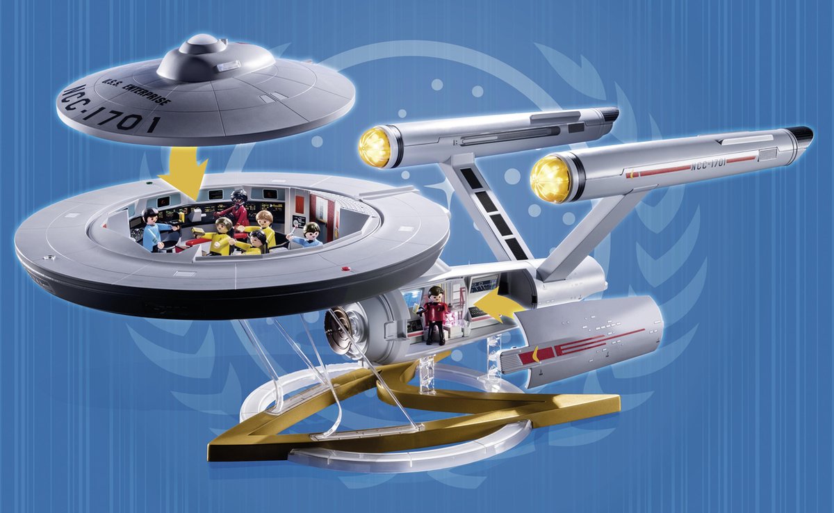 Top1Toys Playmobil 70548 Star Trek Enterprise