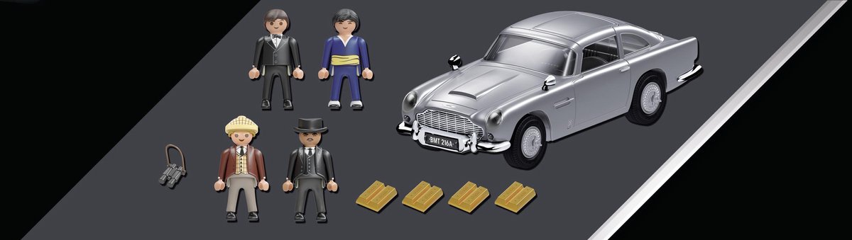 Top1Toys Playmobil 70578 James Bond Aston Martin DB5 – Goldfinger Edition - Silver