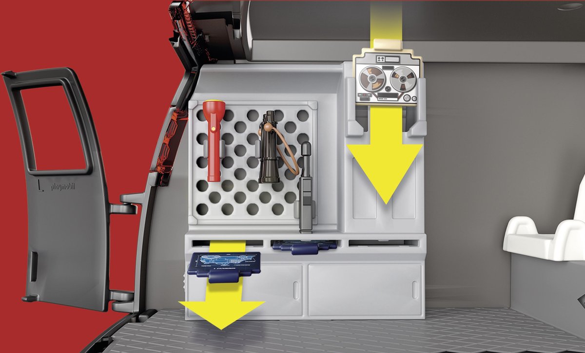 Top1Toys Playmobil 70750 A-Team Bus - Zwart