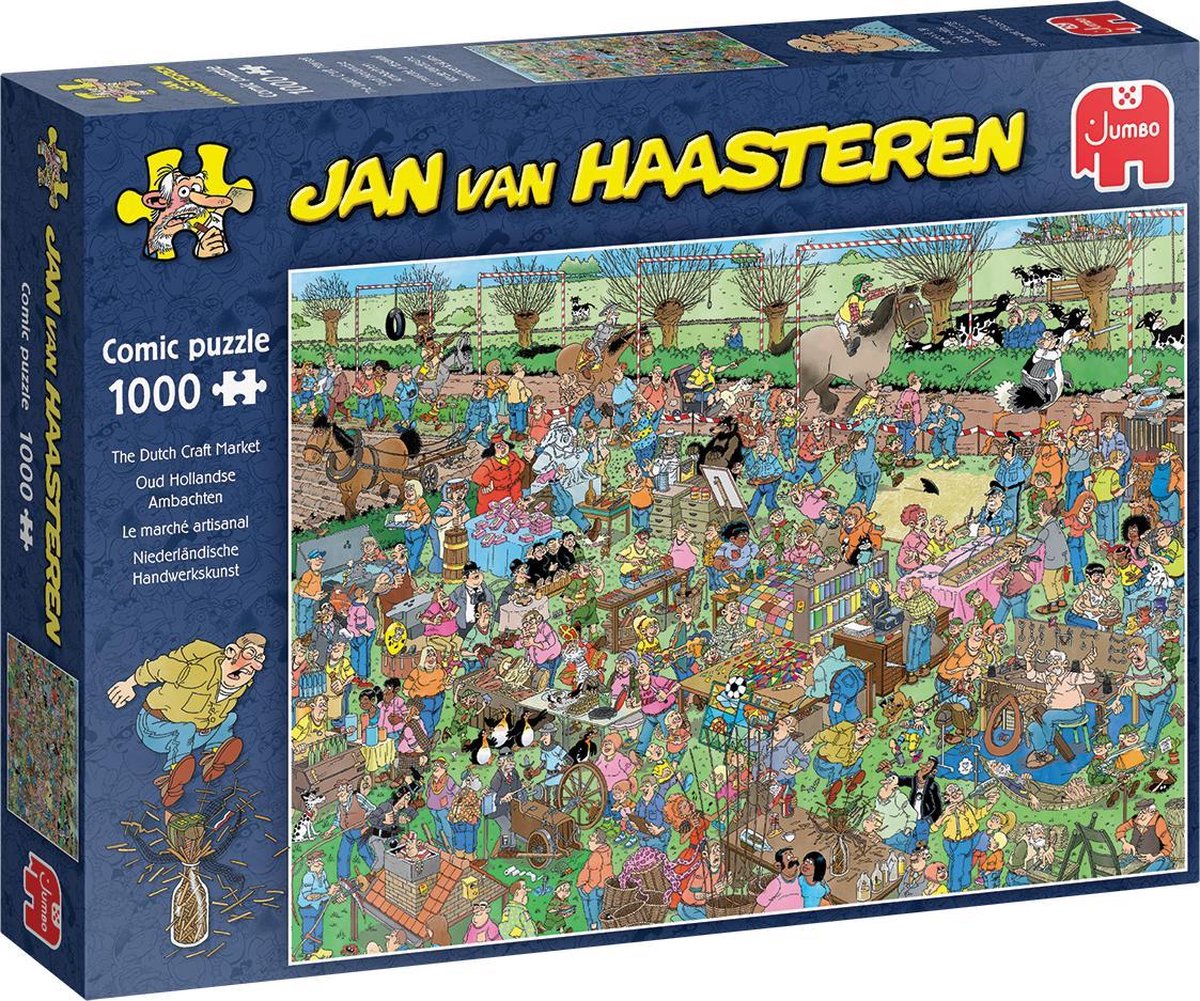 Jumbo Puz Jan Van Haasteren Plaat 1 Sept 1000 Stukjes - Blauw