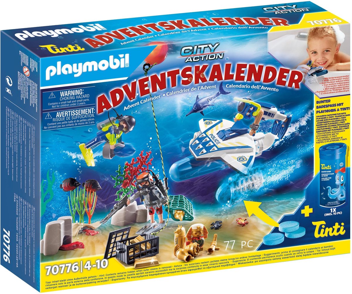 Playmobil 70776 Adventskalender Badplezier Politieduikmissie