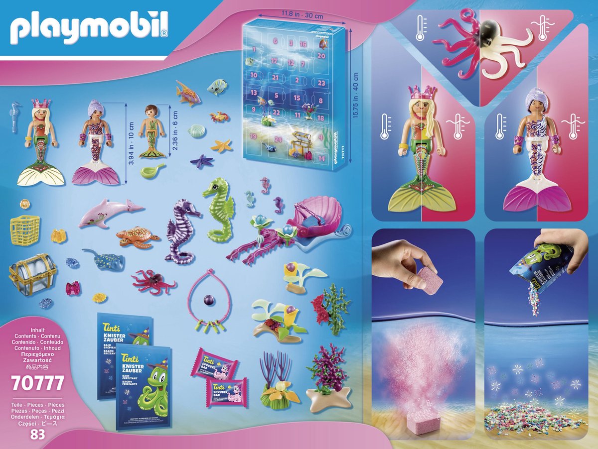 Playmobil 70777 Adventskalender Badplezier Zeemeerminnen