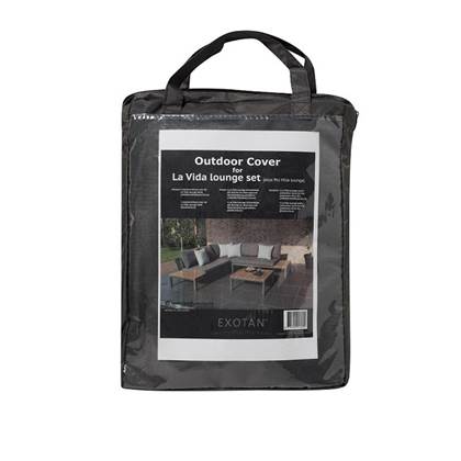 Exotan La Vida/Villa Loungeset Beschermhoes - Zwart