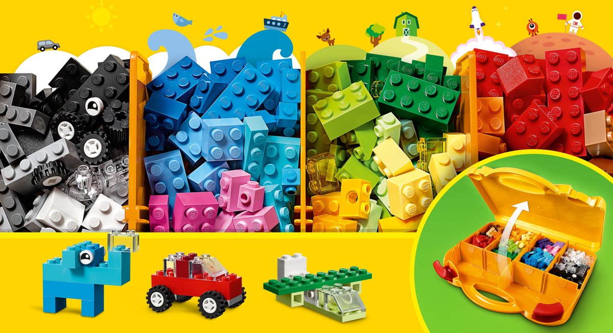 Lego Classic: Creatieve koffer (10713)