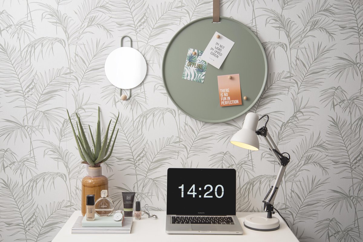 Pt Present Time memobord Perky met magneten 50 cm staal - Groen
