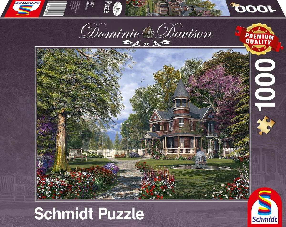 Schmidt Spiele Puzzle legpuzzel Herenhuis 37,3 x 27,2 cm 1000 stukjes