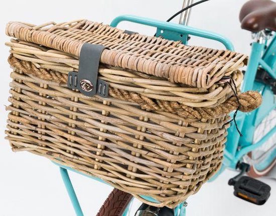 New Looxs Fietsmand Melbourne Medium Voor 24 Liter - Grijs