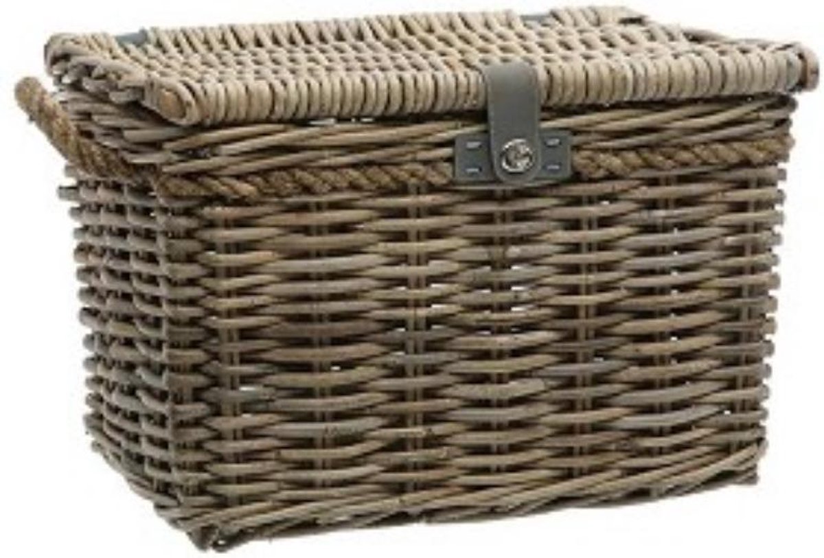 New Looxs Fietsmand Melbourne Medium Voor 24 Liter - Grijs