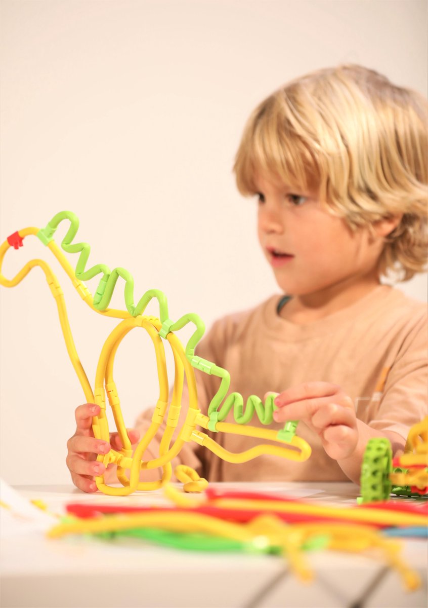 Spaghetteez knutselpakket 3D Clic Toys junior 100 delig