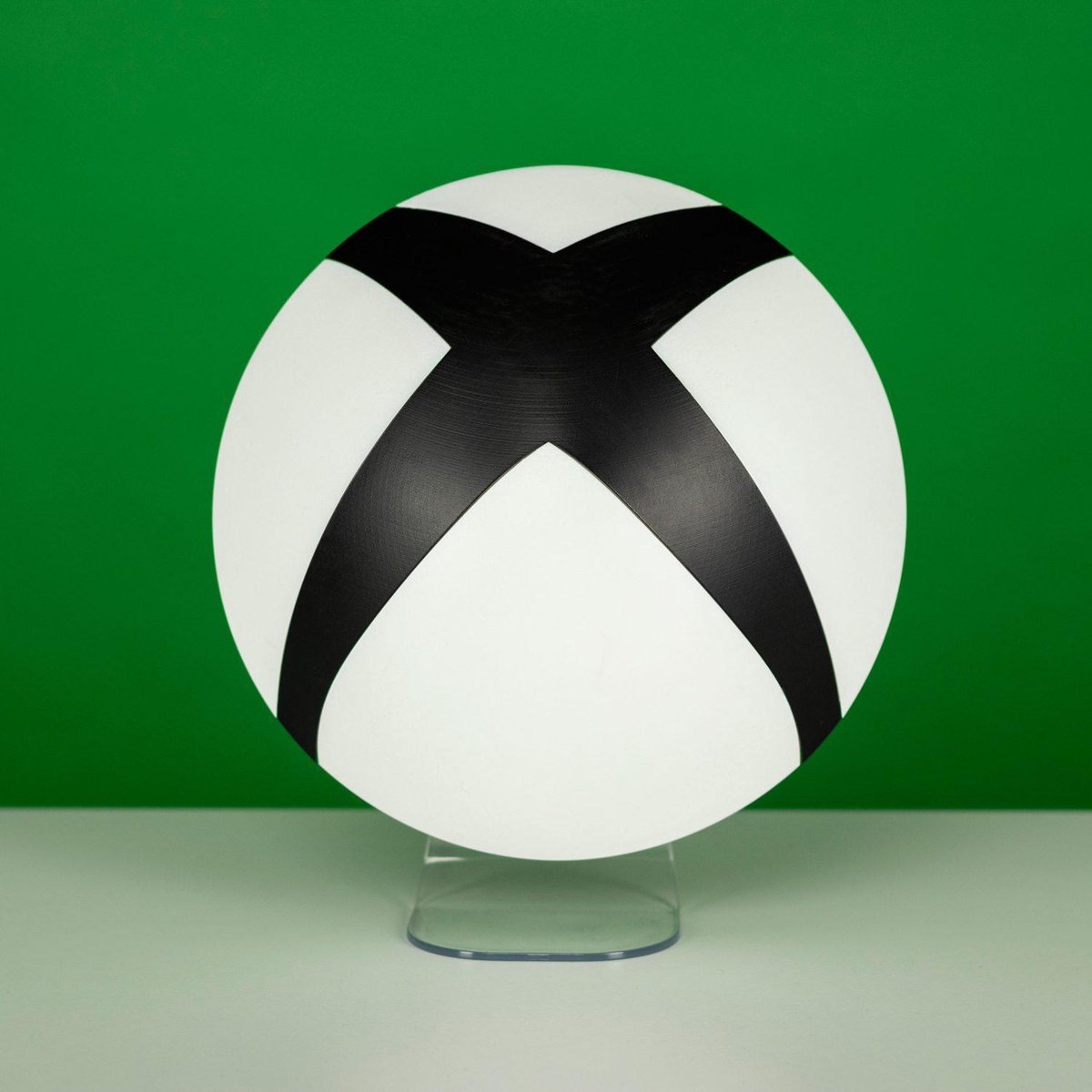 Paladone Xbox logo nachtlamp op standaard 20 cm wit/zwart