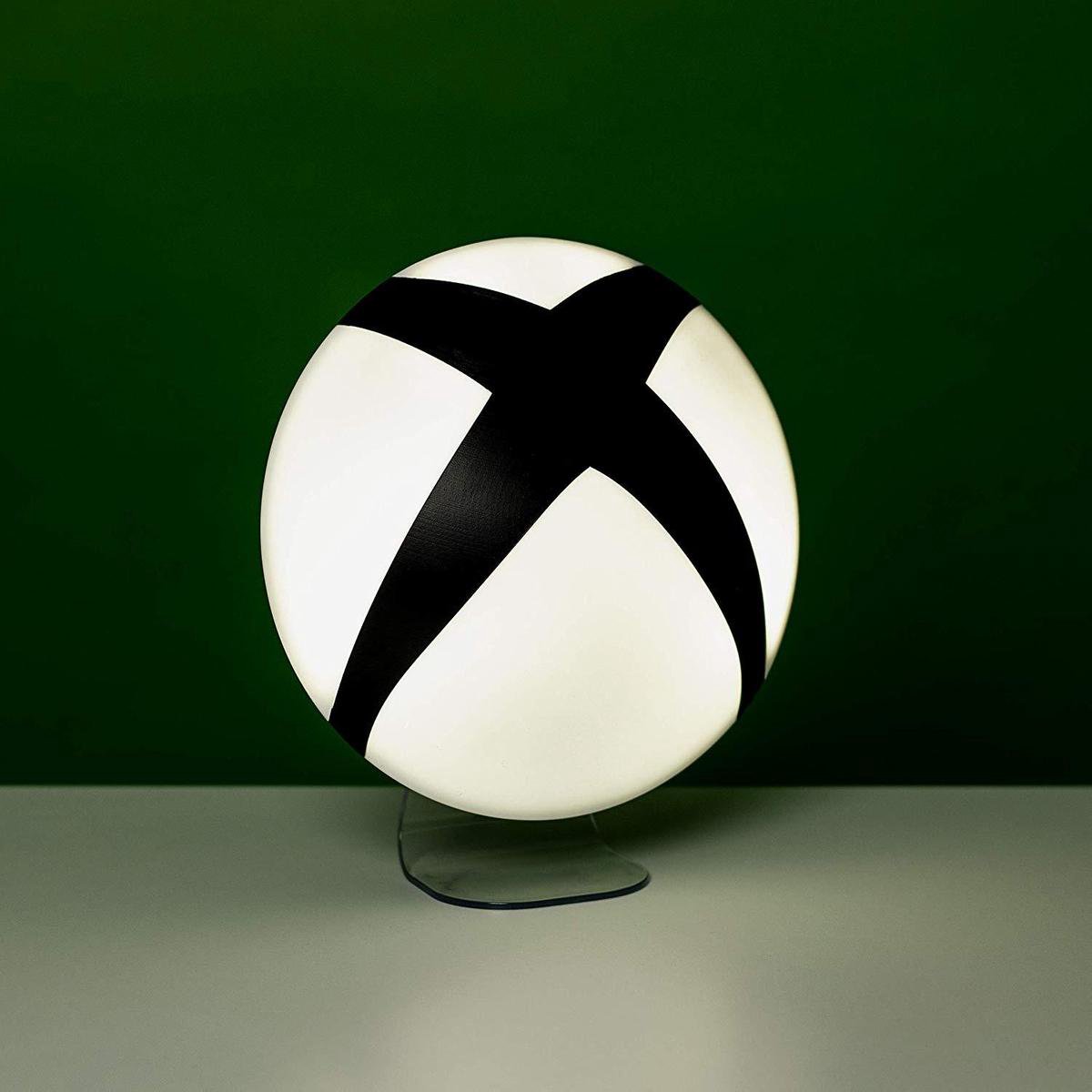 Paladone Xbox logo nachtlamp op standaard 20 cm wit/zwart
