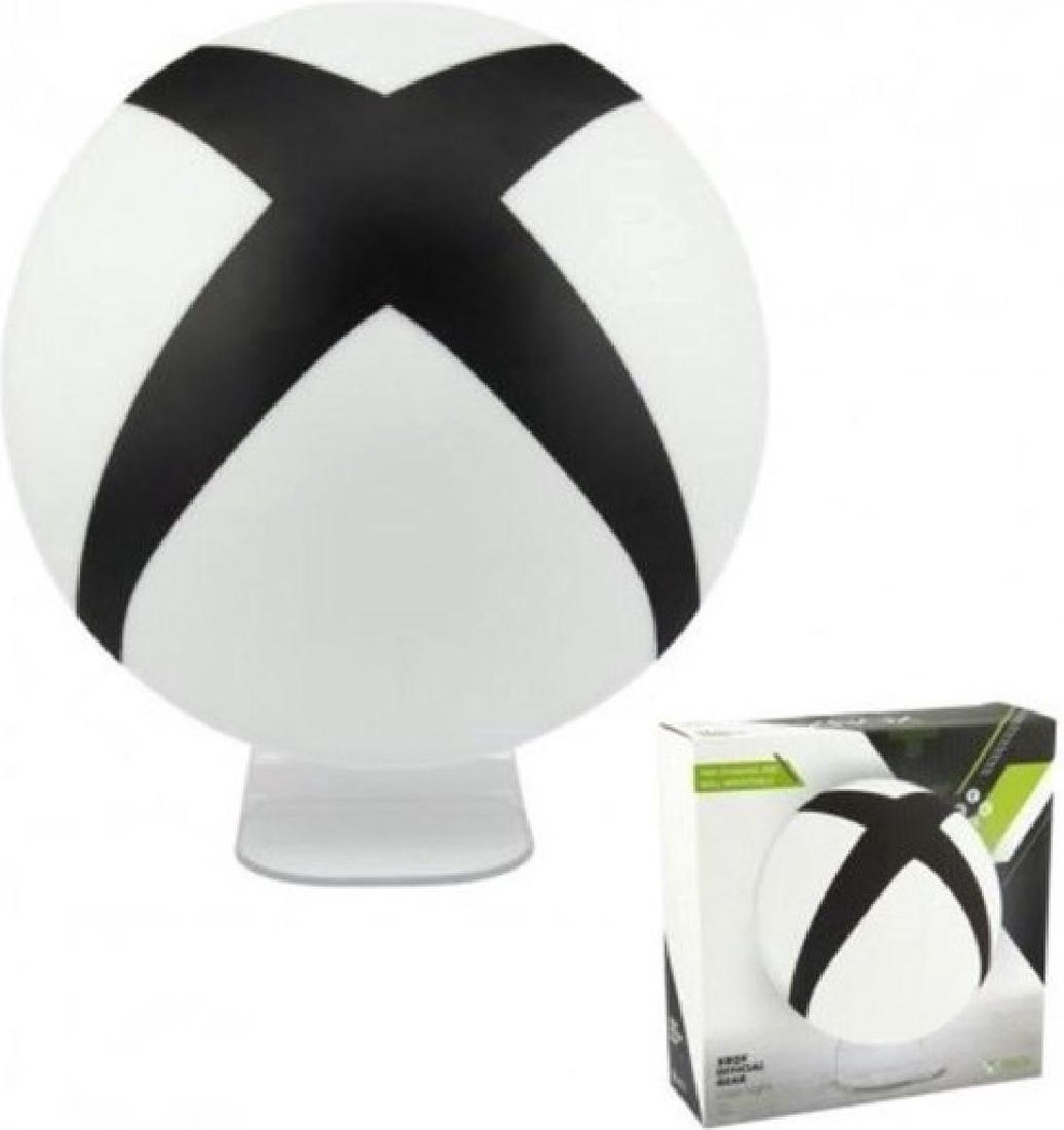 Paladone Xbox logo nachtlamp op standaard 20 cm wit/zwart