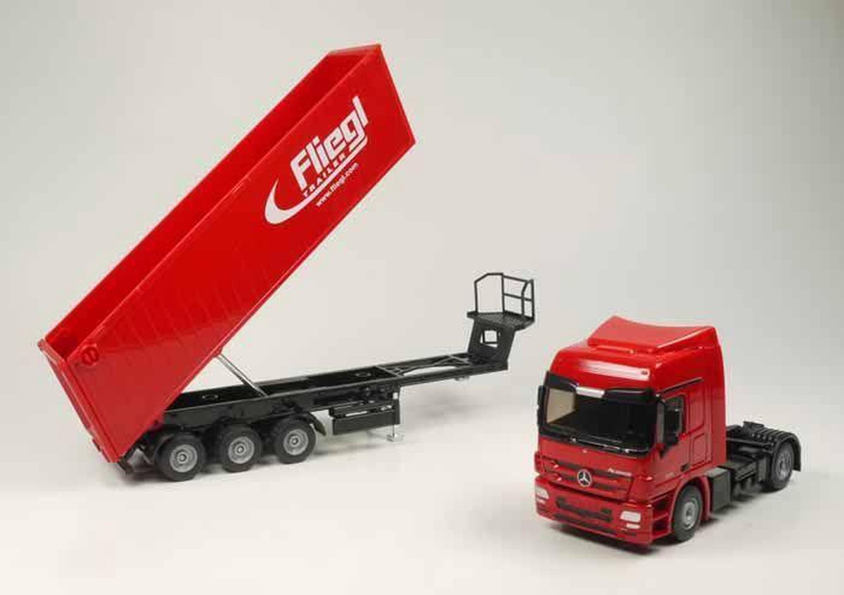 Siku vrachtwagen Mercedes Benz Actros 1:50 (3537) - Geel