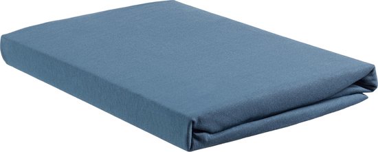 Beddinghouse Jersey Hoeslaken 180 x 220 cm - Blauw