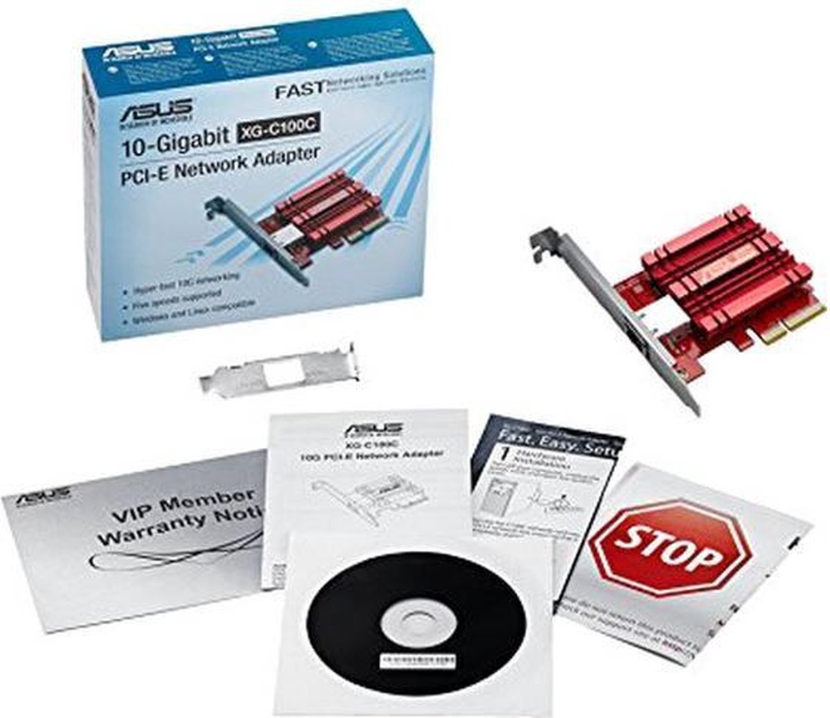 Asus XG-C100C 10 Gbps PCIe - Tarjeta Red