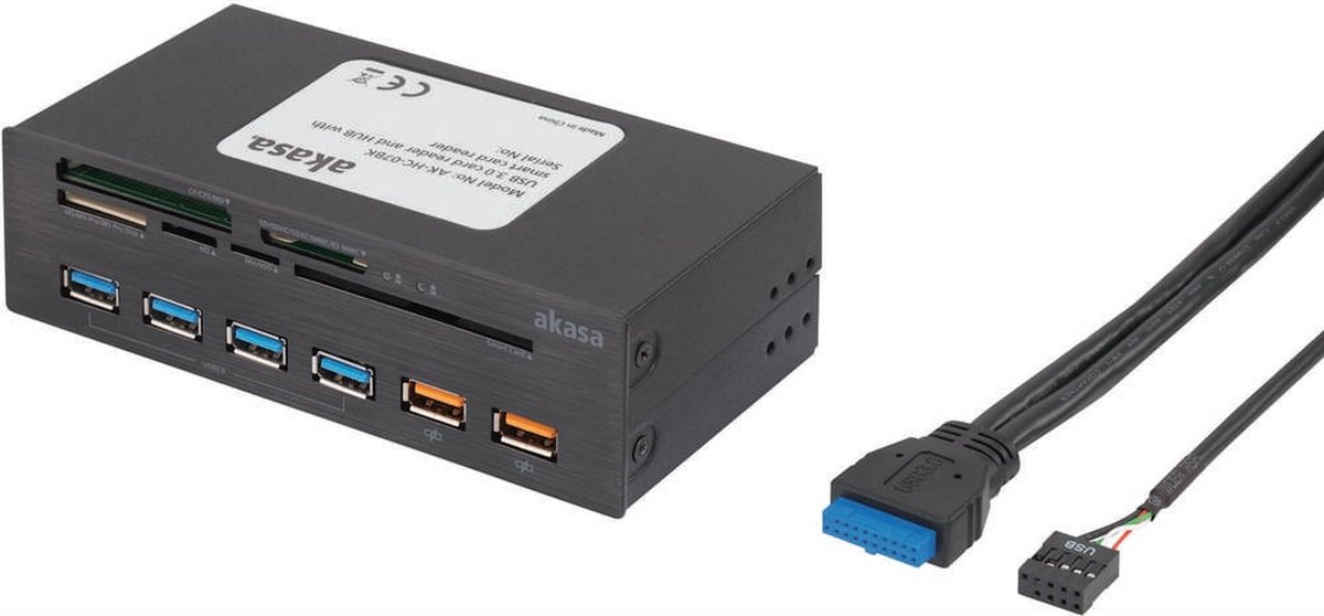 Akasa Interconnect EX Internal 5-Port - Lector Tarjeta