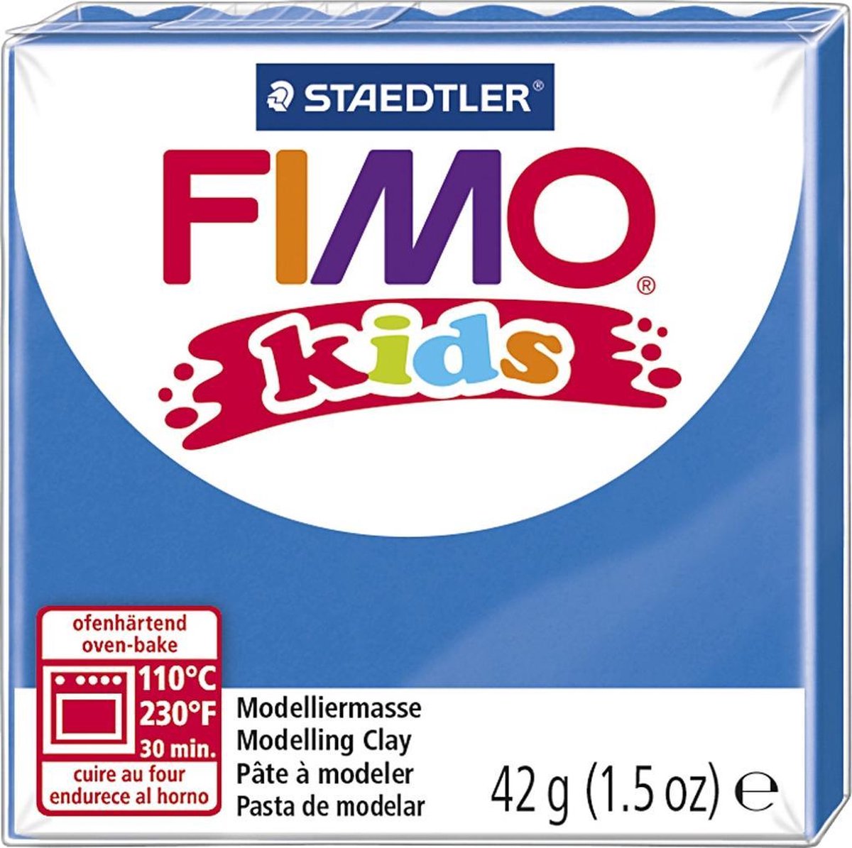 Staedtler Fimo Kids boetseerklei 42 gram - Blauw