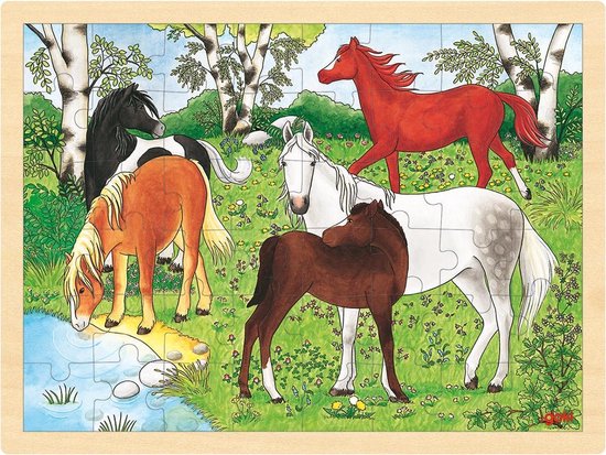 Goki Puzzel: Ponyboerderij 48-delig