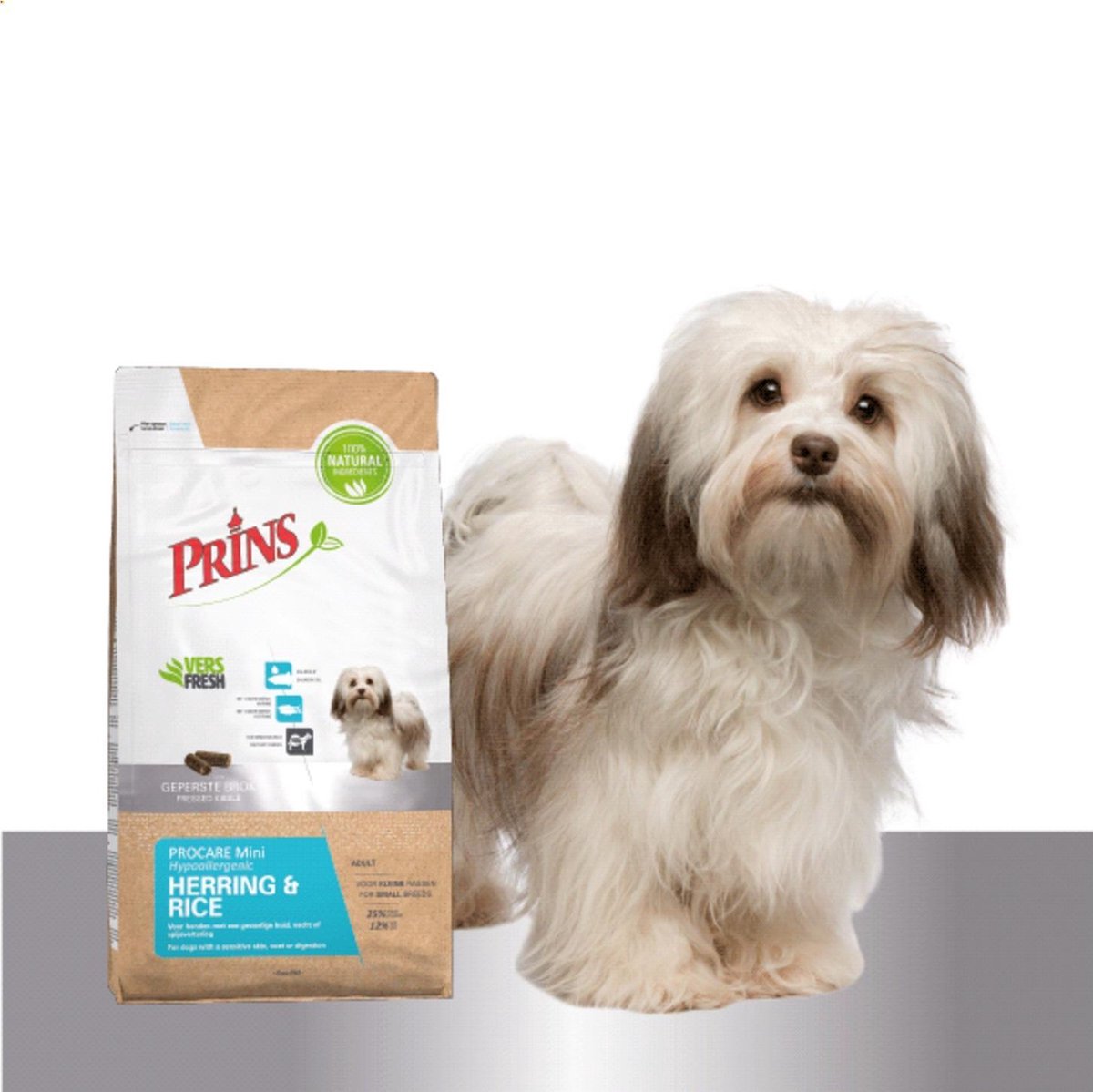 Prins Procare Adult Mini Hypoallergeen - Hondenvoer - Haring Rijst 3 kg