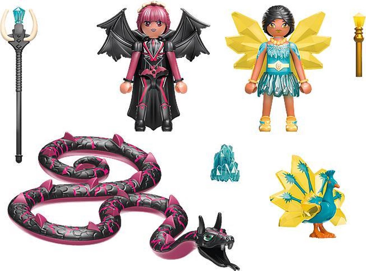 Playmobil 70803 Ayuma Crystal Fairy En Bat Fairy Met Totemdieren