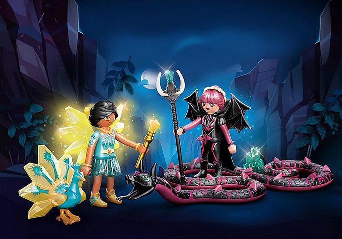 Playmobil 70803 Ayuma Crystal Fairy En Bat Fairy Met Totemdieren