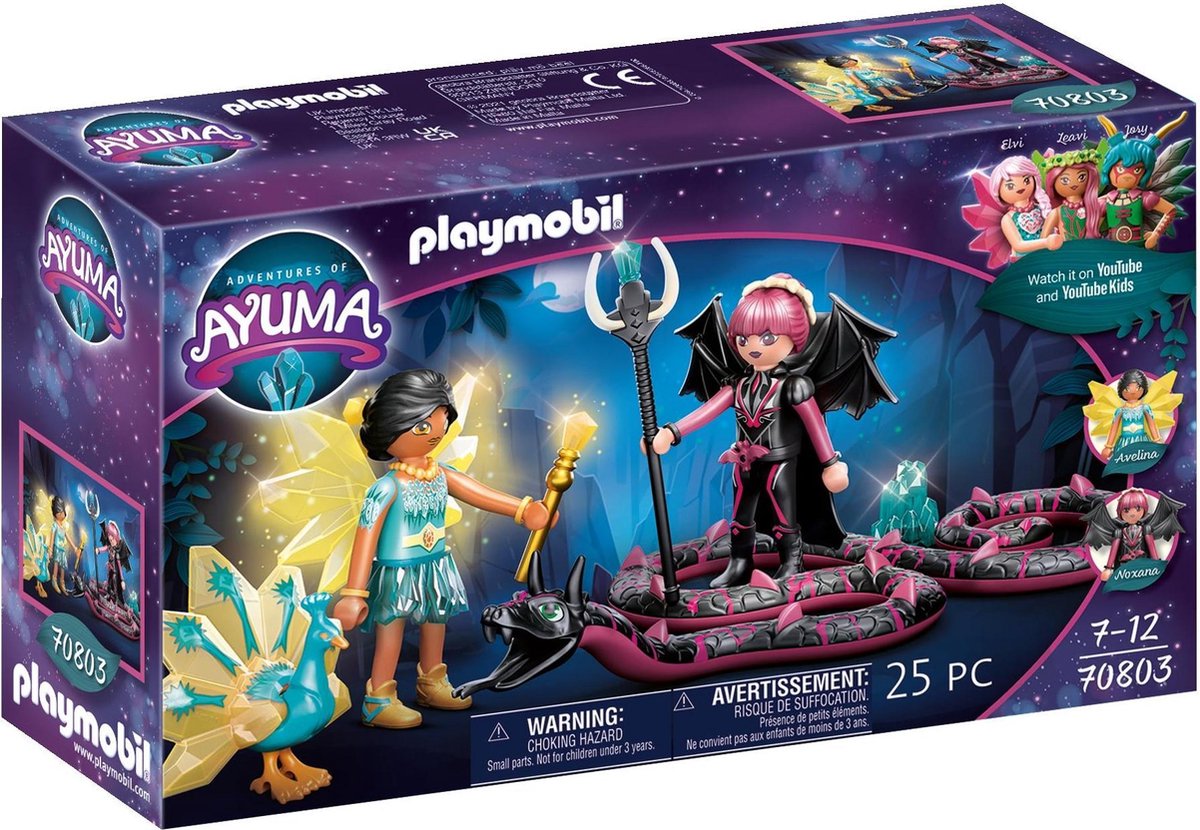 Playmobil 70803 Ayuma Crystal Fairy En Bat Fairy Met Totemdieren