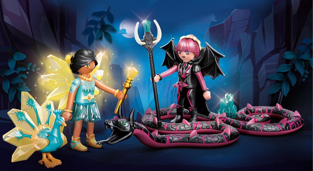 Playmobil 70803 Ayuma Crystal Fairy En Bat Fairy Met Totemdieren