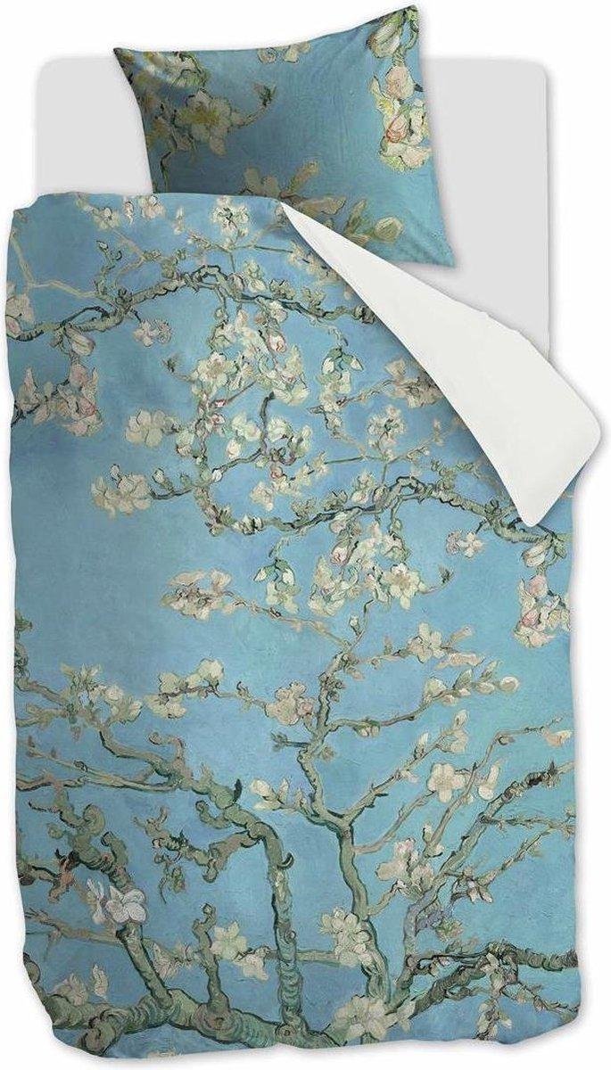 Beddinghouse x Van Gogh Almond Blossom Dekbedovertrek 140 x 200/220 cm - Blauw