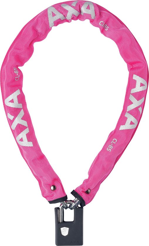 AXA Kettingslot Clinch+ 85 Cm X 6 Mm - Roze