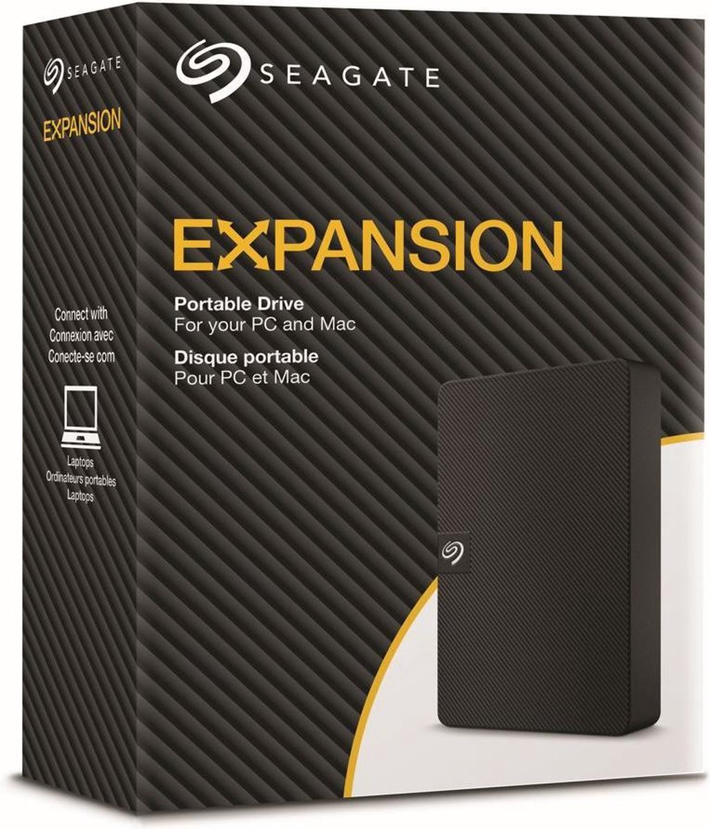 Seagate Expansion Portable 4 TB - Zwart
