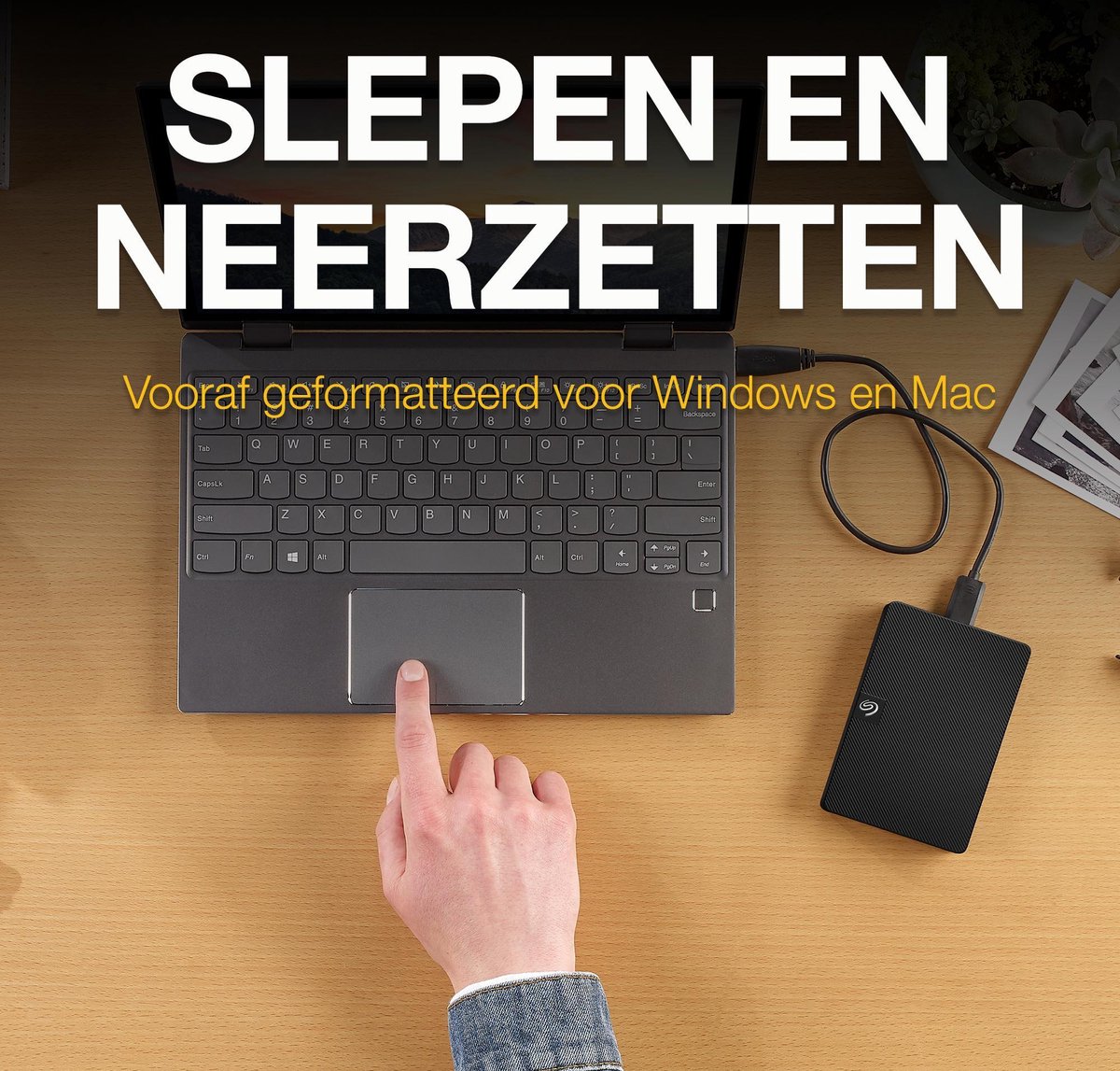 Seagate Expansion Portable 4 TB - Zwart