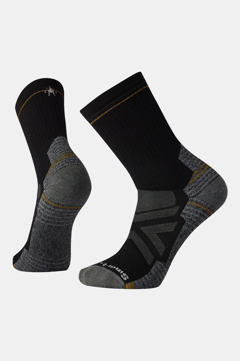 Smartwool Performance Hike Full Cushion Crew Wandelsok/Donkergrijs - Zwart