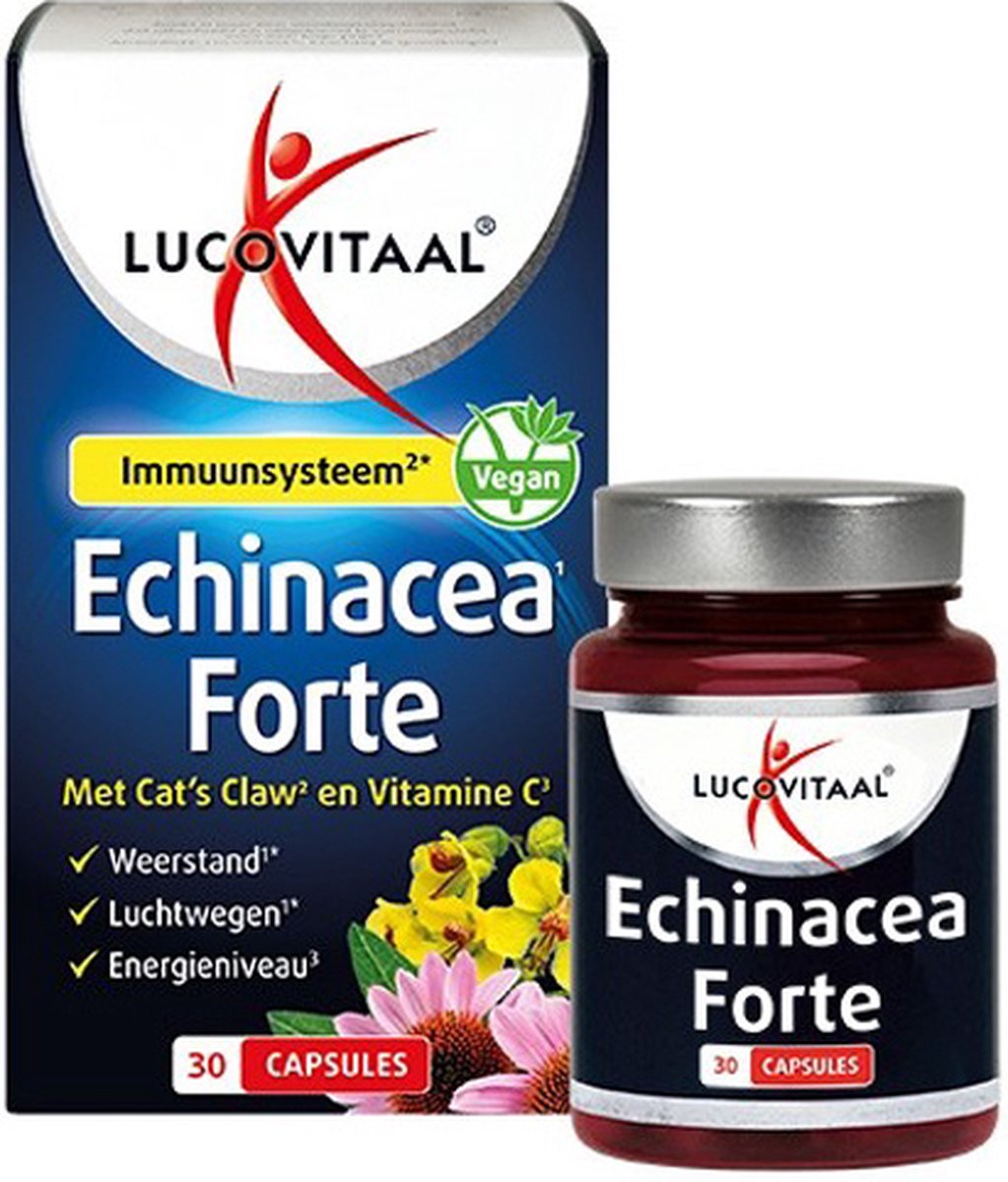 Lucovitaal Echinacea Forte Met Cat's Claw - 30 Capsules