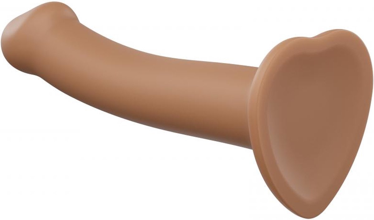 Strap-On-Me Strap On Me - Buigzame Siliconen Dildo - S - Beige