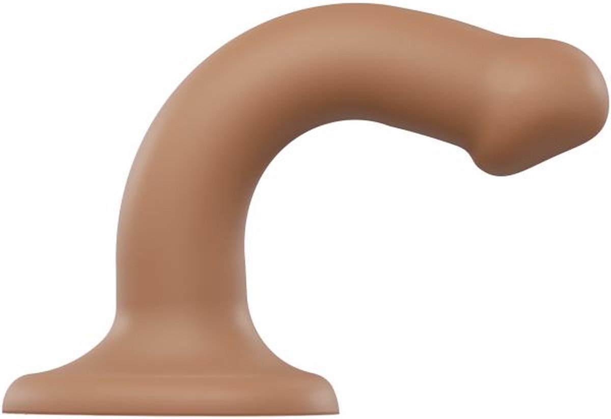 Strap-On-Me Strap On Me - Buigzame Siliconen Dildo - S - Beige
